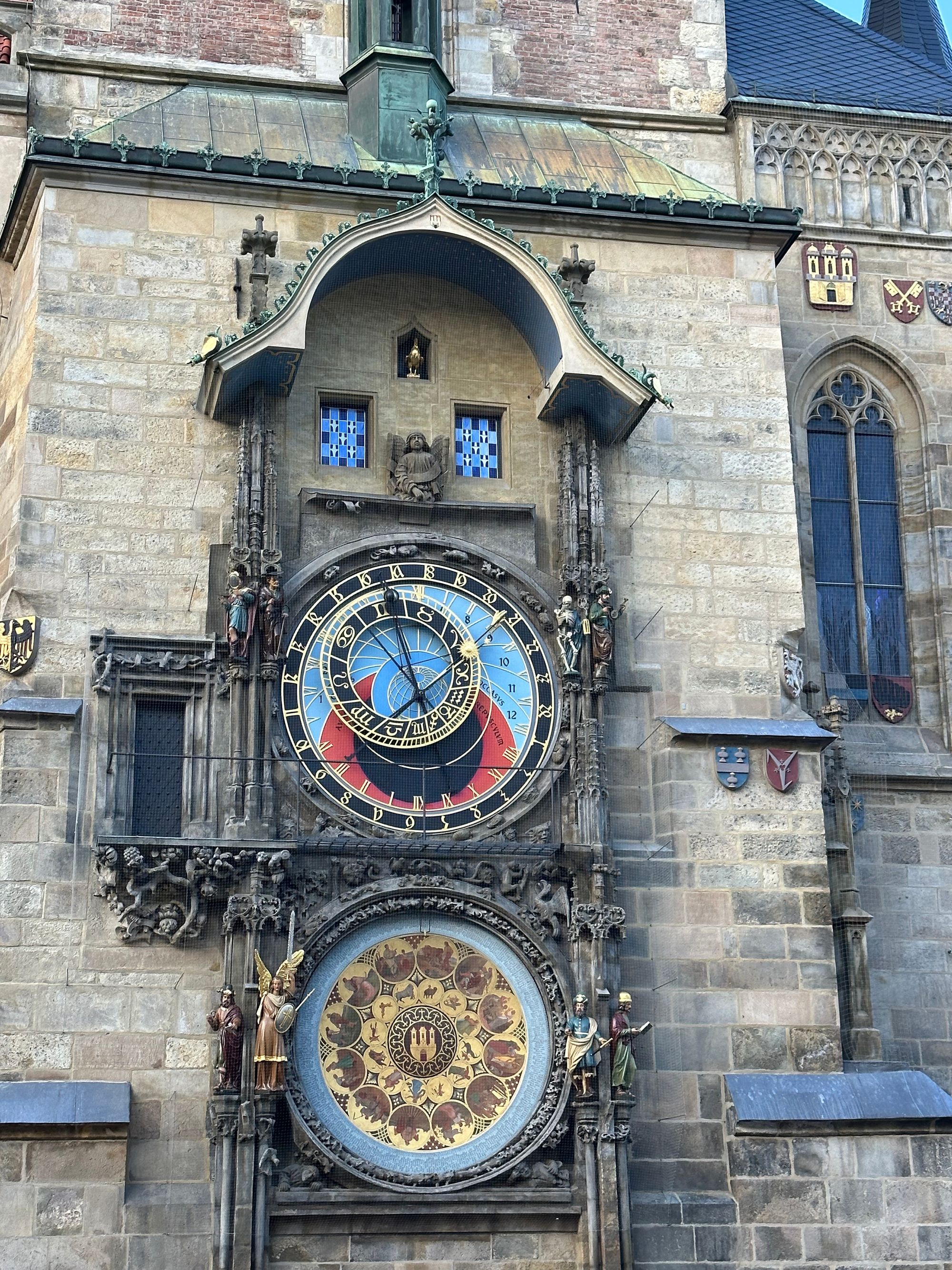 image of Astronomical Click Tower in Prague old town square